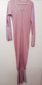 Adult Female Costumes to Hire - Abba - Pink Jumpsuit